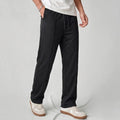 Olive Grey Wide-Leg Track Pants