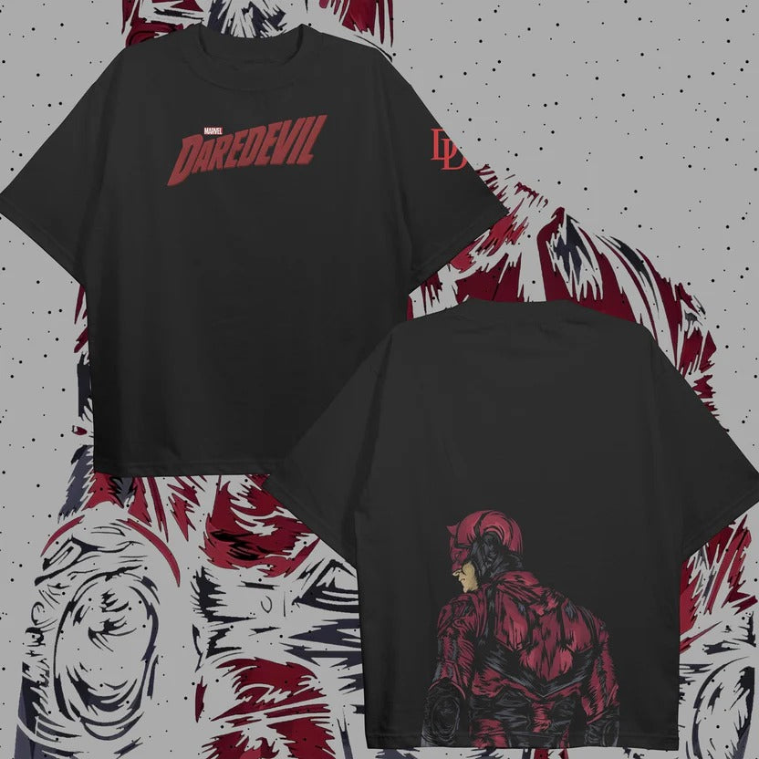 Devil shadow oversized tee