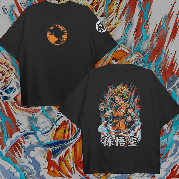 Saiyan Ascension oversized tee