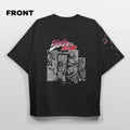 JoJo’s Bizarre Adventure — Stardust Crusaders Oversized Graphic Tee — Black